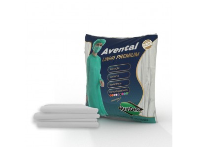 Avental Branco 20gm² ProtDesc