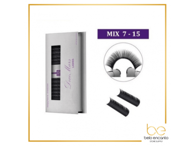 Cílios Dece Mars Premium Eyelash C 0,25 Mix 7-15 Fio a Fio