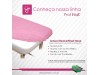 Lençol Rosa 20gm² com elástico ProtDesc com 10 unidades - 2,10m x 0,90m